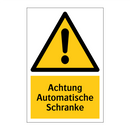 Achtung Automatische Schranke