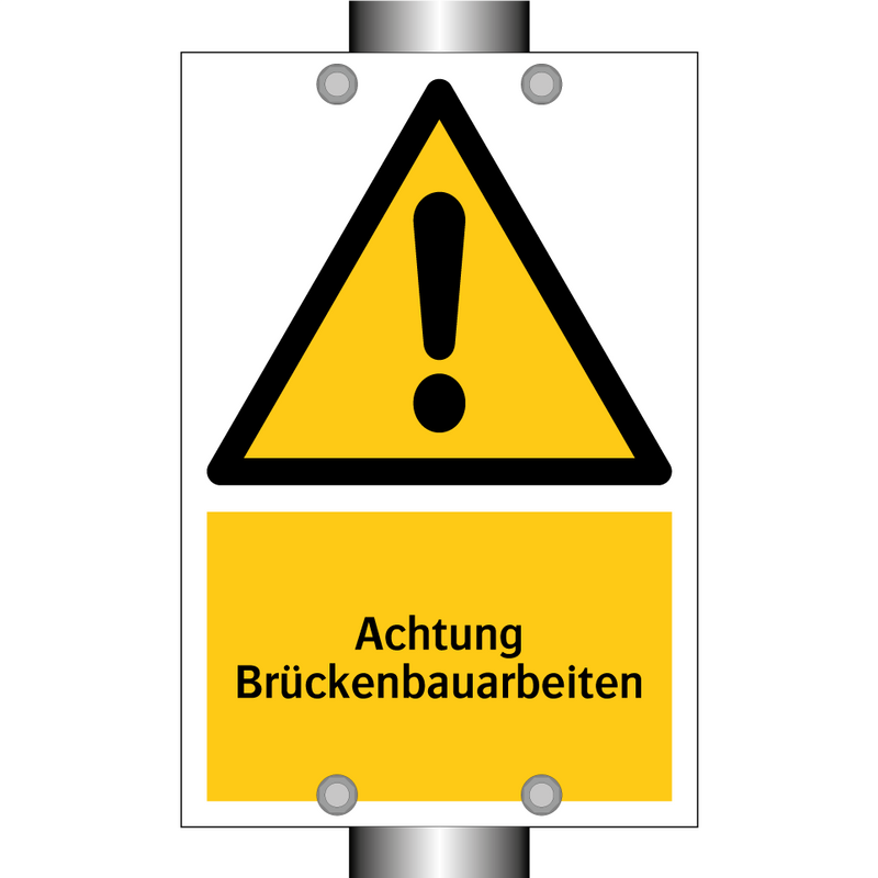 Achtung Brückenbauarbeiten