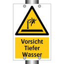 Vorsicht Tiefer Wasser