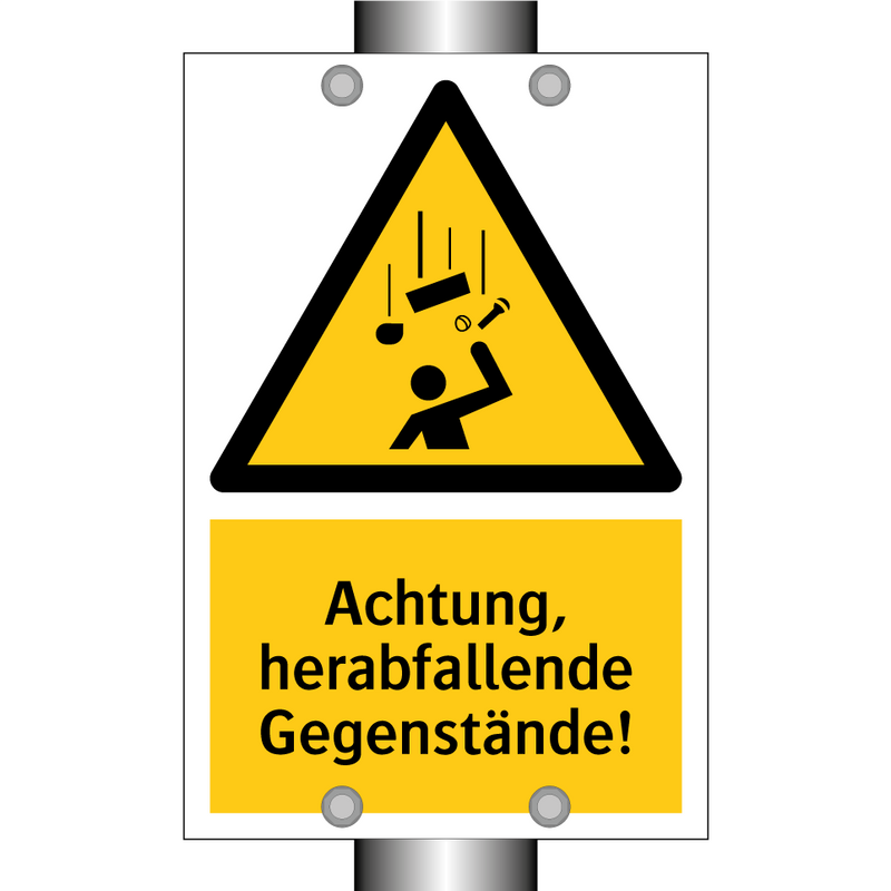 Achtung, herabfallende Gegenstände!