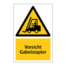 Vorsicht Gabelstapler