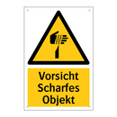 Vorsicht Scharfes Objekt