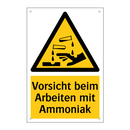 Vorsicht beim Arbeiten mit Ammoniak