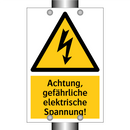 Achtung, gefährliche elektrische Spannung!
