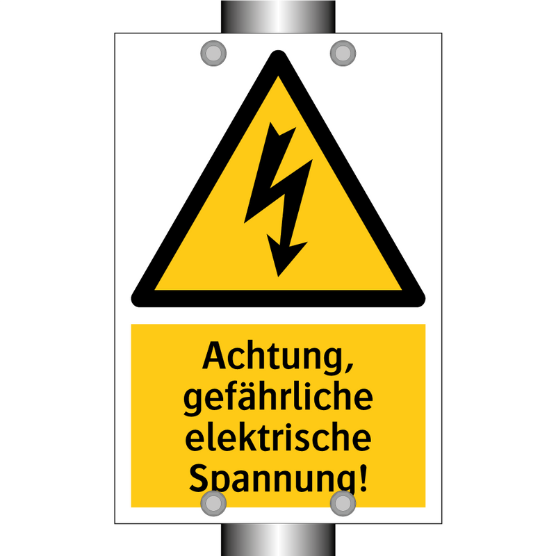 Achtung, gefährliche elektrische Spannung!
