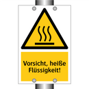 Vorsicht, heiße Flüssigkeit!