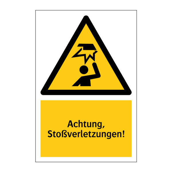 Achtung, Stoßverletzungen!