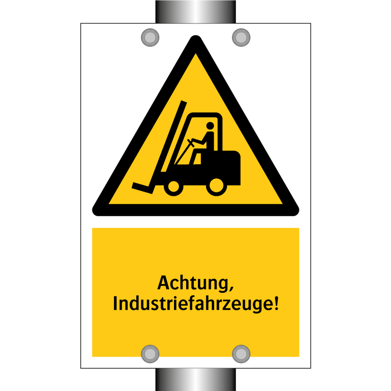 Achtung, Industriefahrzeuge!