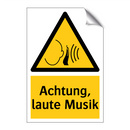 Achtung, laute Musik