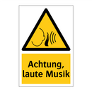Achtung, laute Musik