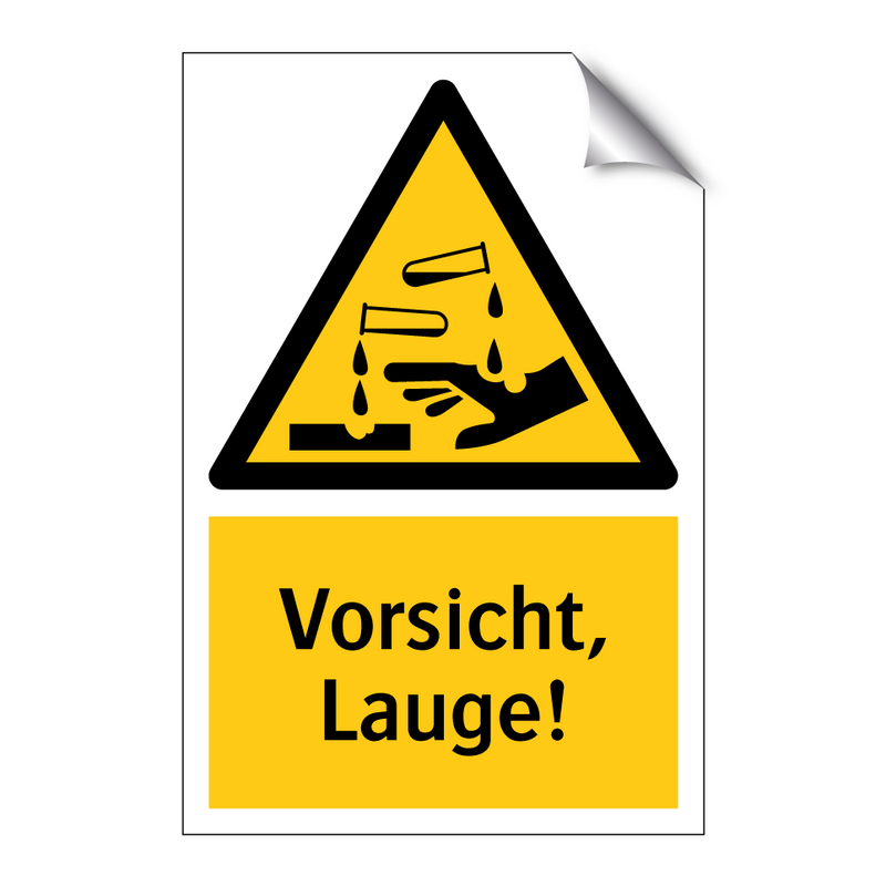Vorsicht, Lauge!