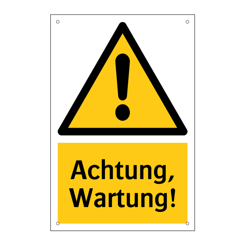 Achtung, Wartung!