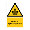 Vorsicht, Quetschgefahr!