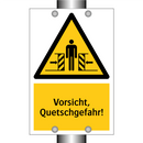 Vorsicht, Quetschgefahr!
