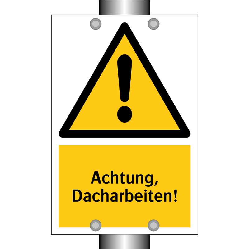 Achtung, Dacharbeiten!