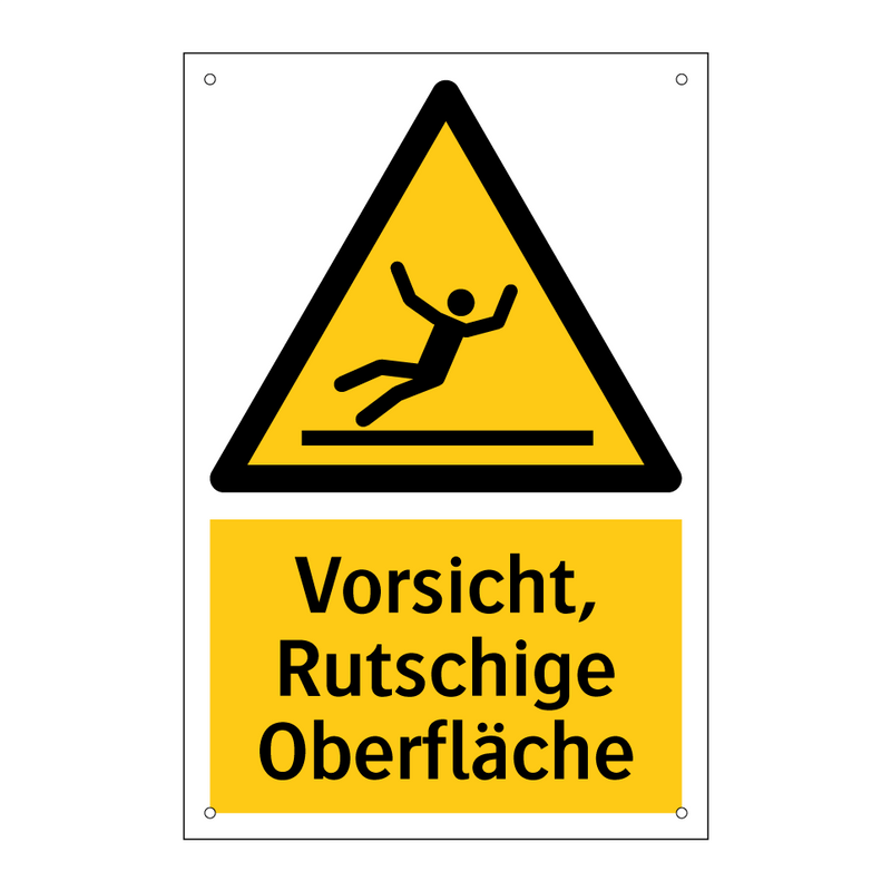 Vorsicht, Rutschige Oberfläche