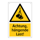 Achtung, hängende Last!