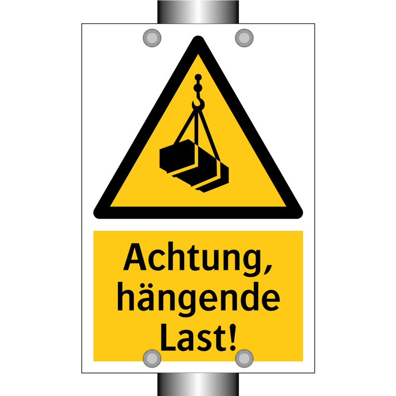 Achtung, hängende Last!