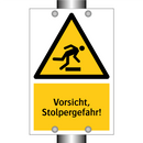 Vorsicht, Stolpergefahr!