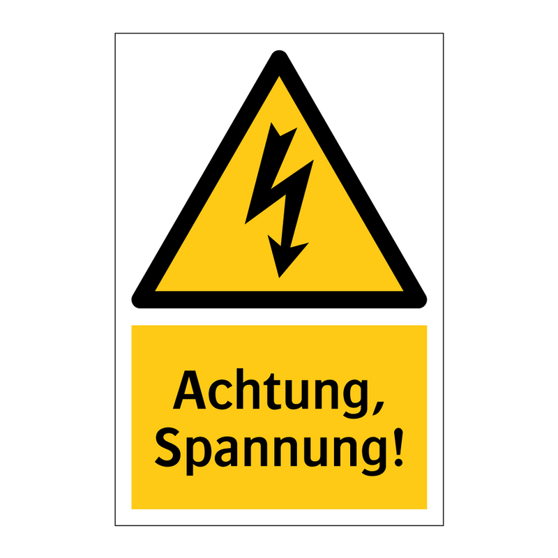 Achtung, Spannung!