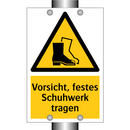 Vorsicht, festes Schuhwerk tragen