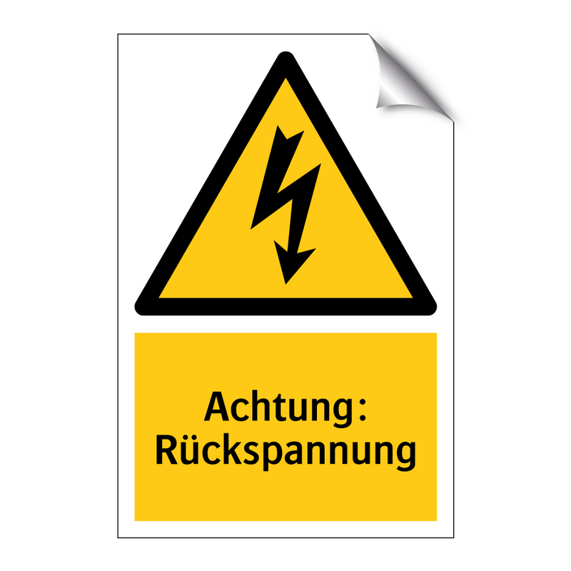 Achtung: Rückspannung