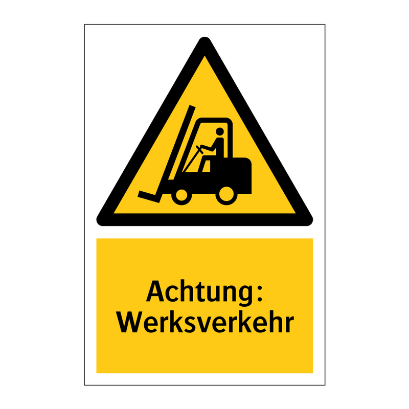 Achtung: Werksverkehr