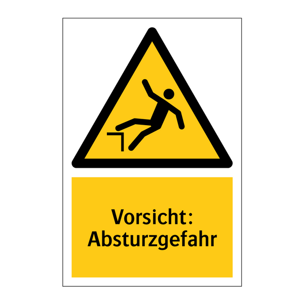 Vorsicht: Absturzgefahr