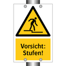Vorsicht: Stufen!