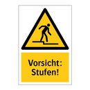 Vorsicht: Stufen!