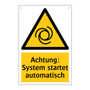 Achtung: System startet automatisch