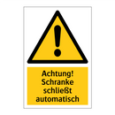 Achtung! Schranke schließt automatisch
