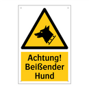 Achtung! Beißender Hund