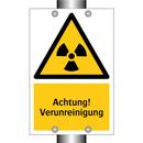 Achtung! Verunreinigung