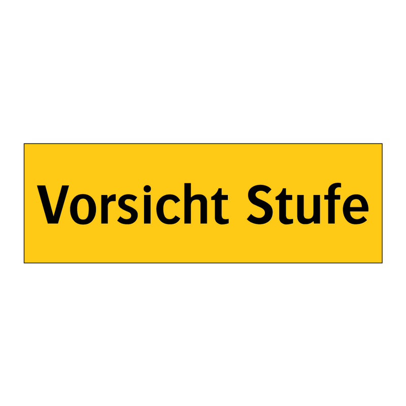 Vorsicht Stufe