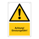 Achtung! Einsturzgefahr!