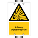 Achtung! Explosionsgefahr