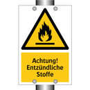 Achtung! Entzündliche Stoffe