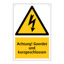 Achtung! Geerdet und kurzgeschlossen