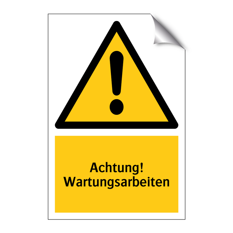 Achtung! Wartungsarbeiten