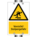 Vorsicht! Stolpergefahr
