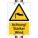 Achtung! Starker Wind