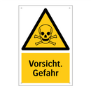 Vorsicht. Gefahr