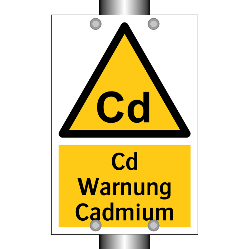 Cd Warnung Cadmium