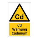 Cd Warnung Cadmium