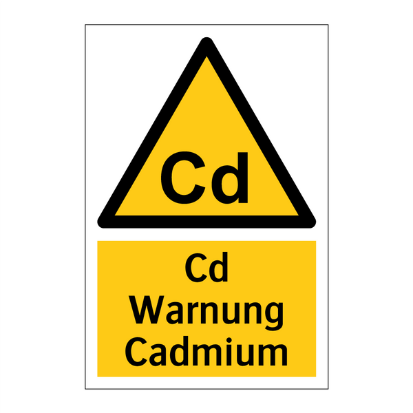 Cd Warnung Cadmium