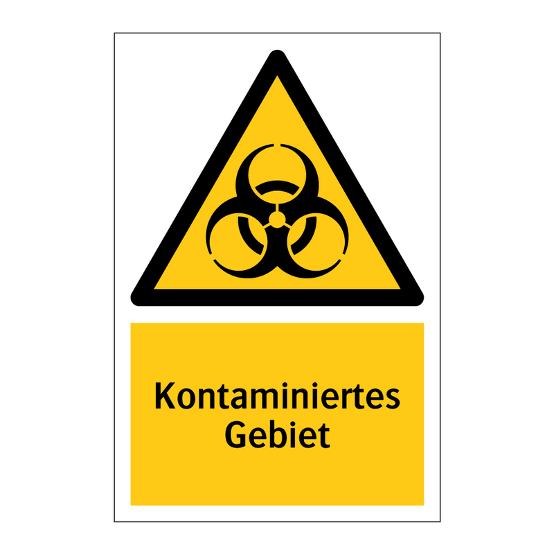 Kontaminiertes Gebiet