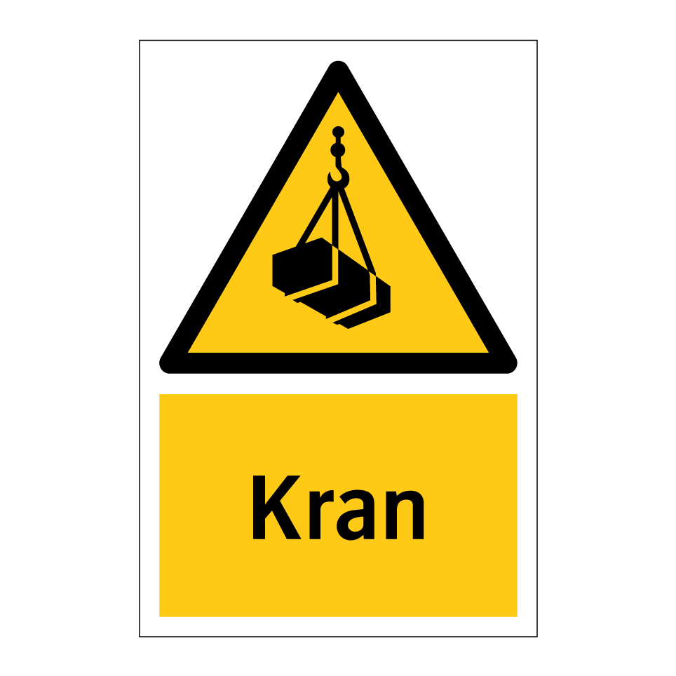 Kauf Kran schild | SignOnline | DE-W5364