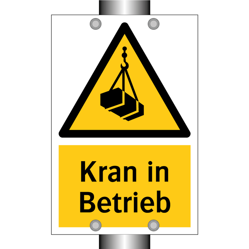 Kran in Betrieb