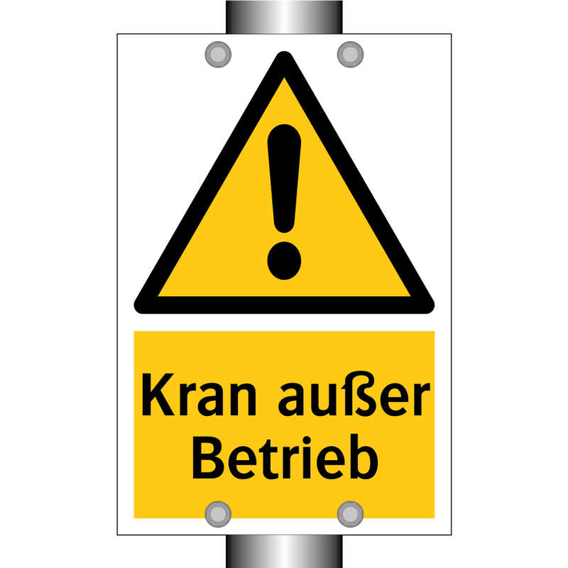 Kran außer Betrieb